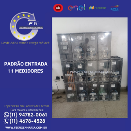 11 MEDIDORES COMPLETA/ - 11D1 1KV - GERAL 80A 16MM 1KV COMPLETA 156X130cm COD. 6449 1KV