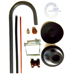 30 Medidores Policarbonato Montado - kit Completo 50-150A 10-70MM PVC ESTRELA  COMPLETA COD 4514 PVC
